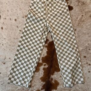 Papermoon checkered pants